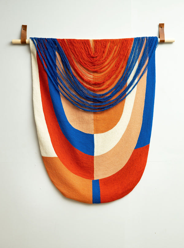 Leah Singh RED+BLUE TAPESTRY Tapestry Leah Singh 