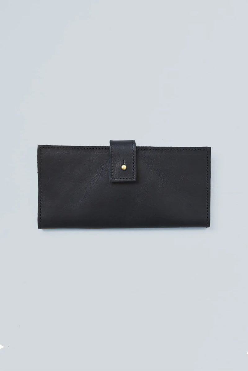 Leather Wallet Wallets Purse & Clutch Black 