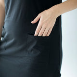 Leena & Lu Organic Pima T-Shirt Dress - Black DRESS Leena & Lu