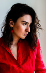 Leona Upcycled Drop Earrings Earrings Giulia Letzi + META Jewelry 