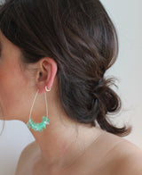 Leona Upcycled Drop Earrings Earrings Giulia Letzi + META Jewelry 