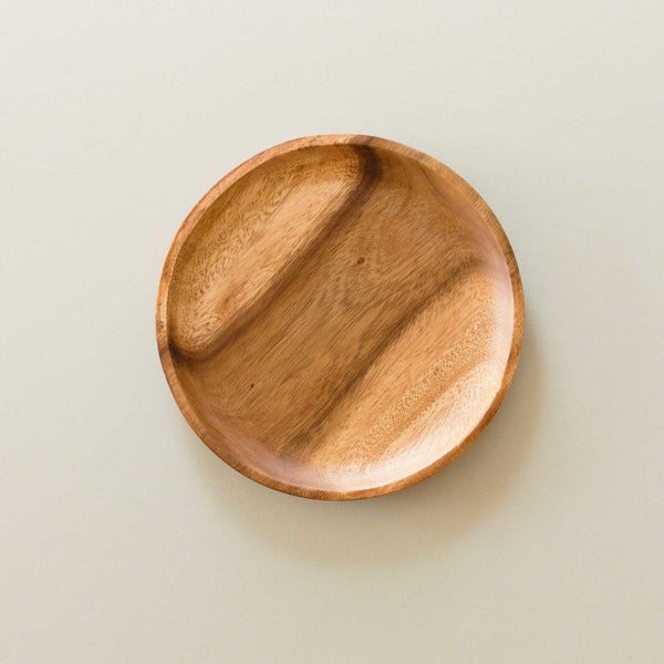 LIKHÂ Acacia Round 10" Wood Plate - Dinner Plate | LIKHÂ LIKHÂ 