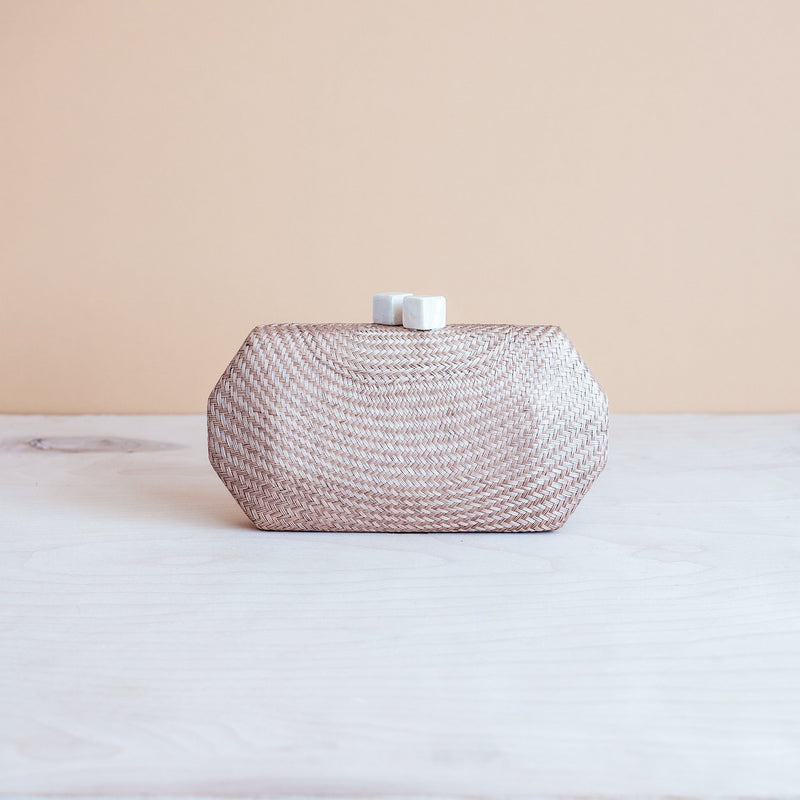 LIKHÂ Dusty Rose Clutch - Handcrafted Clutches | LIKHÂ Clutches LIKHÂ 