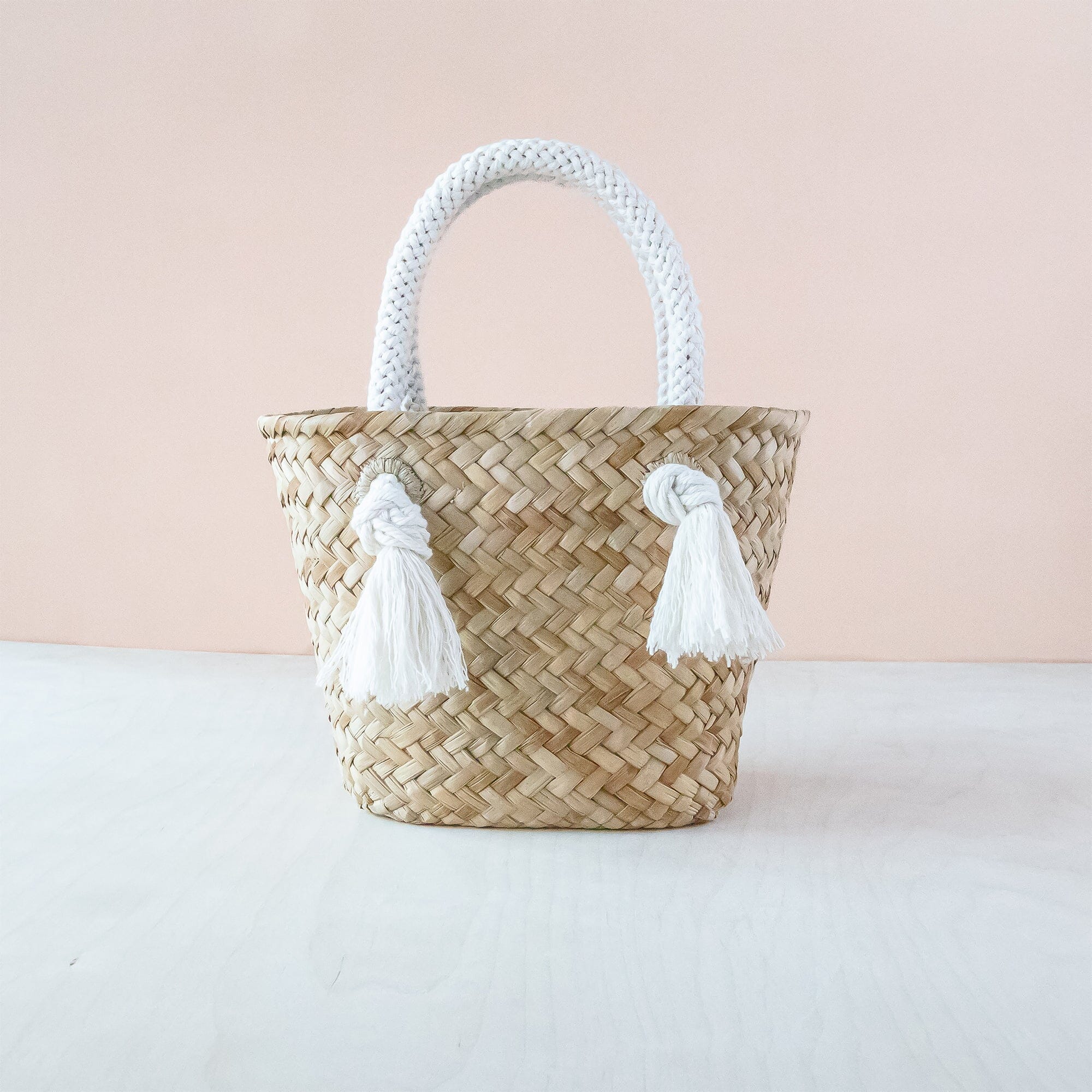 Niki straw bag  Coral  BAGS  The finest edit of Scandinavian womenswear