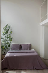 Linen Bedding Set Duvet Covers AmourLinen Full/Double Dusty Lavender 