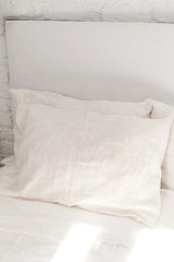 Linen Pillowcase Pillowcases AmourLinen Standard White 