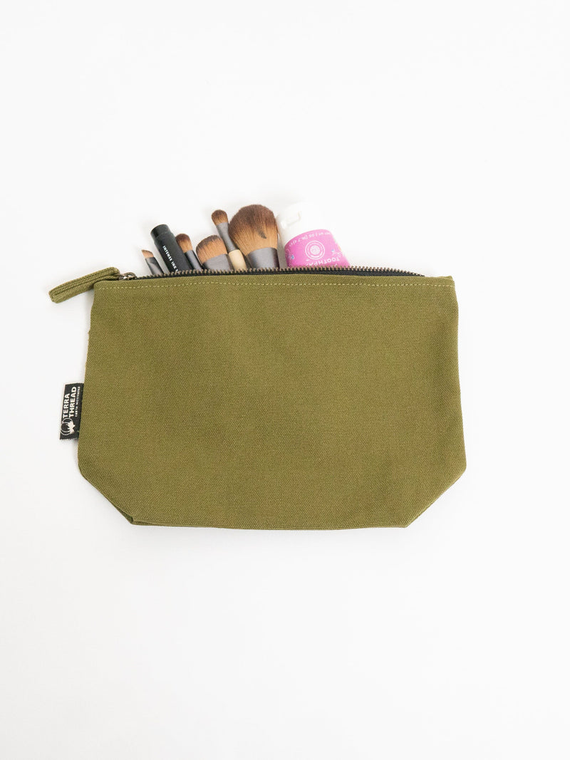 Lok Makeup Pouch Pouches Terra Thread Olive Green 