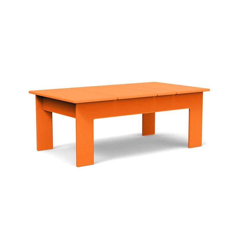 Lollygagger Recycled Cocktail Table Coffee Tables Loll Designs 32" x 18" Sunset Orange 