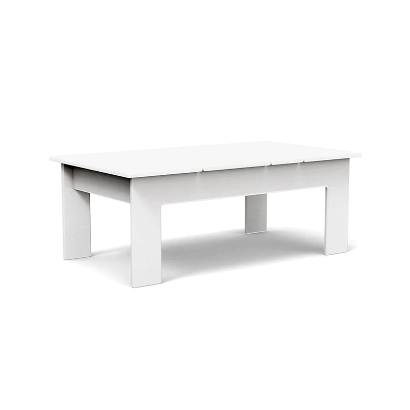 Lollygagger Recycled Cocktail Table Coffee Tables Loll Designs 42" x 22" Cloud White 