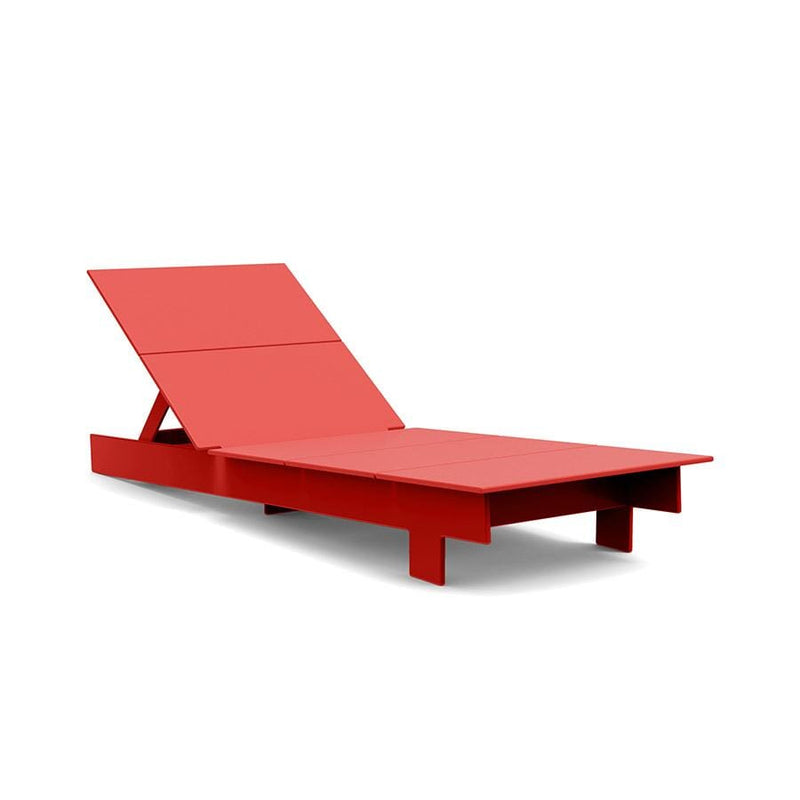Lollygagger Recycled Outdoor Chaise Lounge Chairs Loll Designs Apple Red 