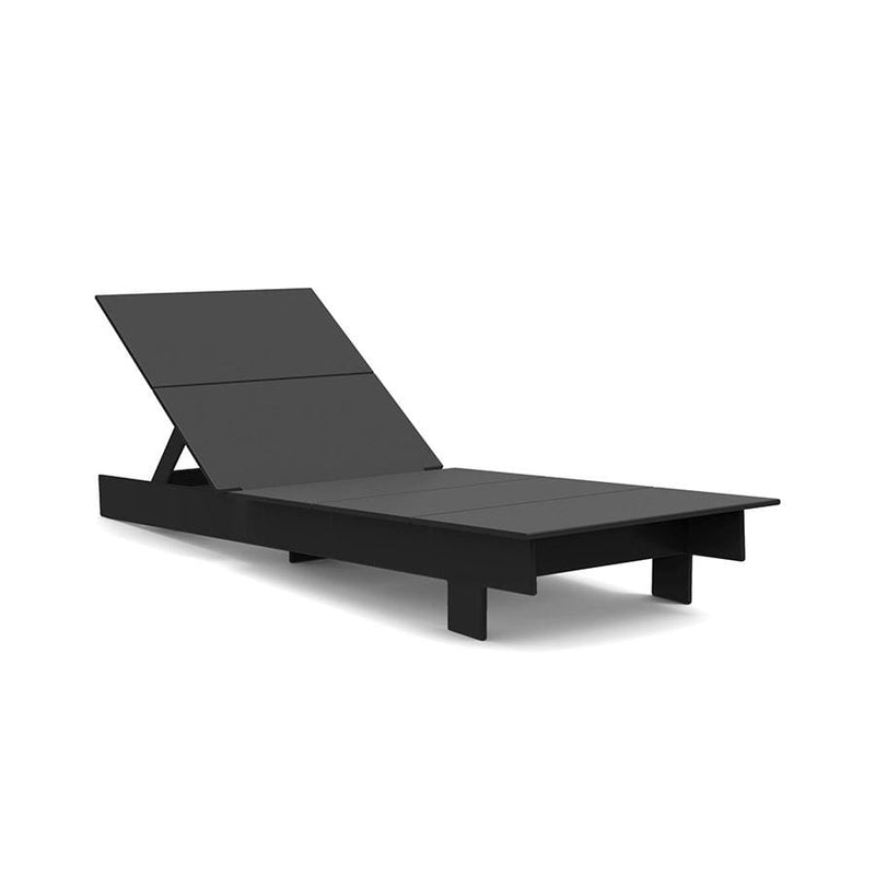 Lollygagger Recycled Outdoor Chaise Lounge Chairs Loll Designs Black 