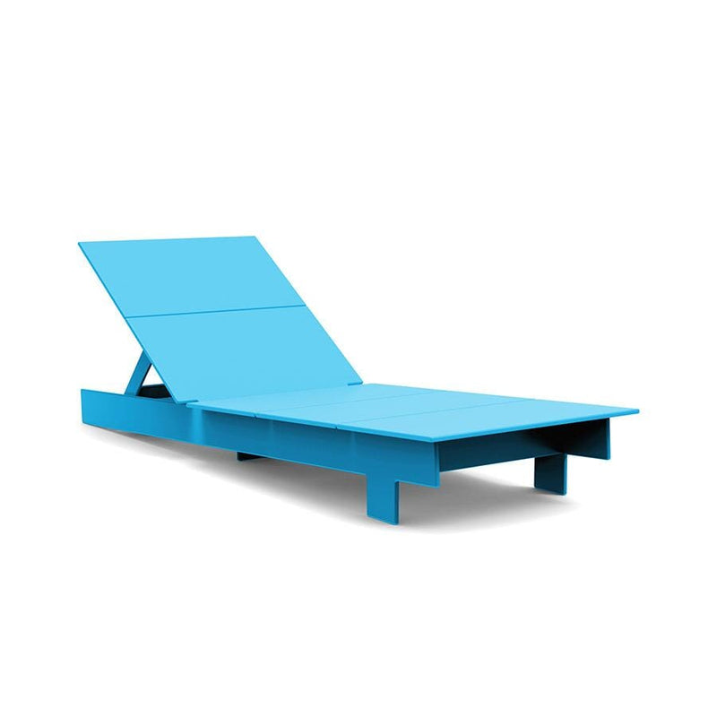 Lollygagger Recycled Outdoor Chaise Lounge Chairs Loll Designs Sky Blue 