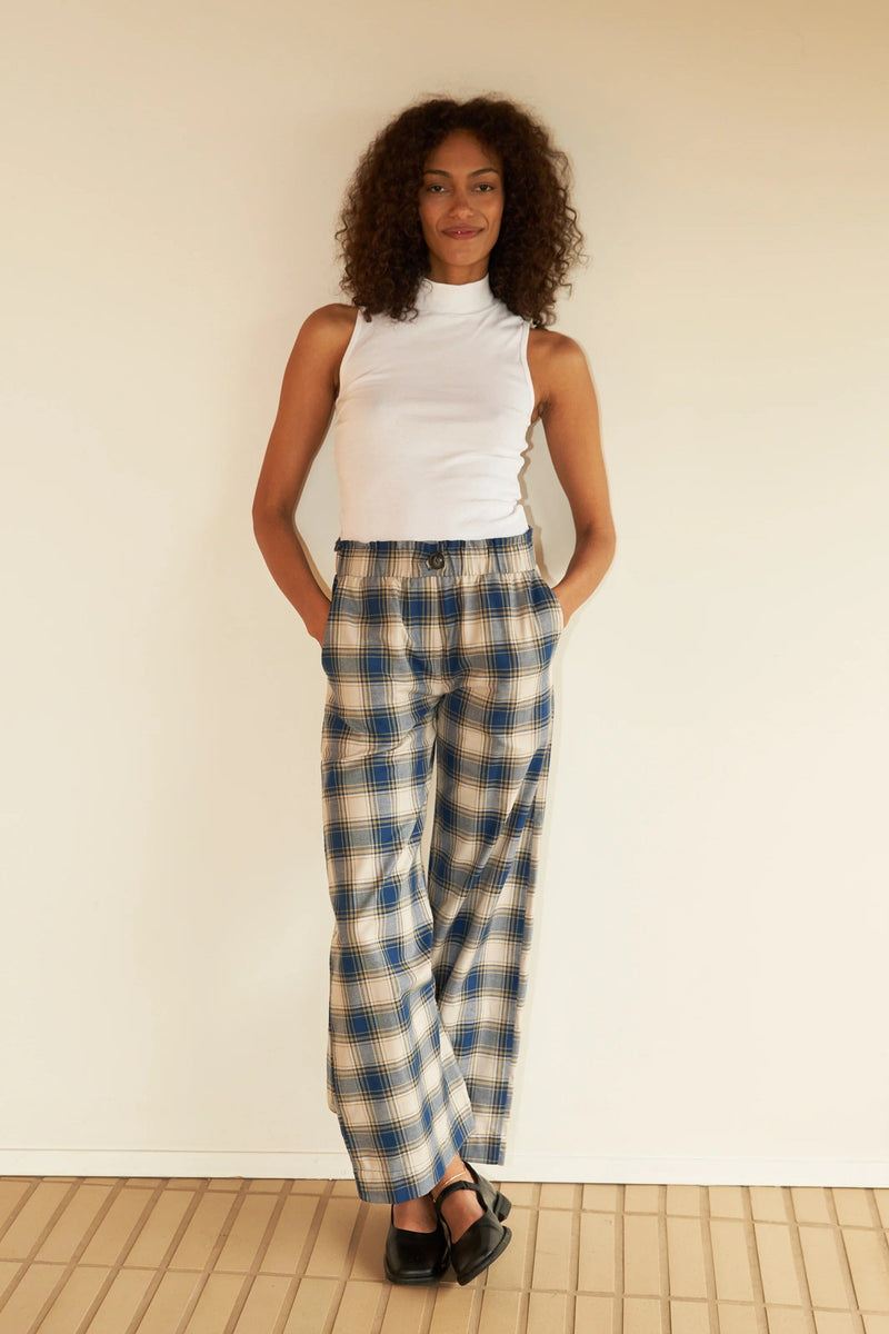Lucile Upcycled Plaid Pant Pants + Jeans LA Relaxed 