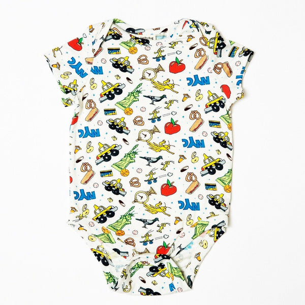 Lucky Bug Clothing Essential Organic NYC Onesie Lucky Bug Clothing 