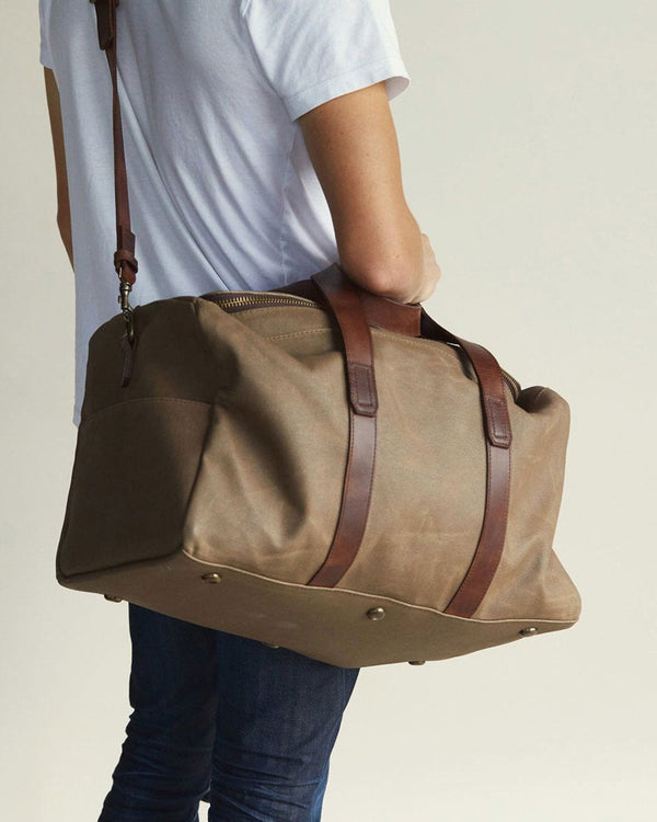 Luis Canvas Weekender Bag Travel Bags Nisolo 