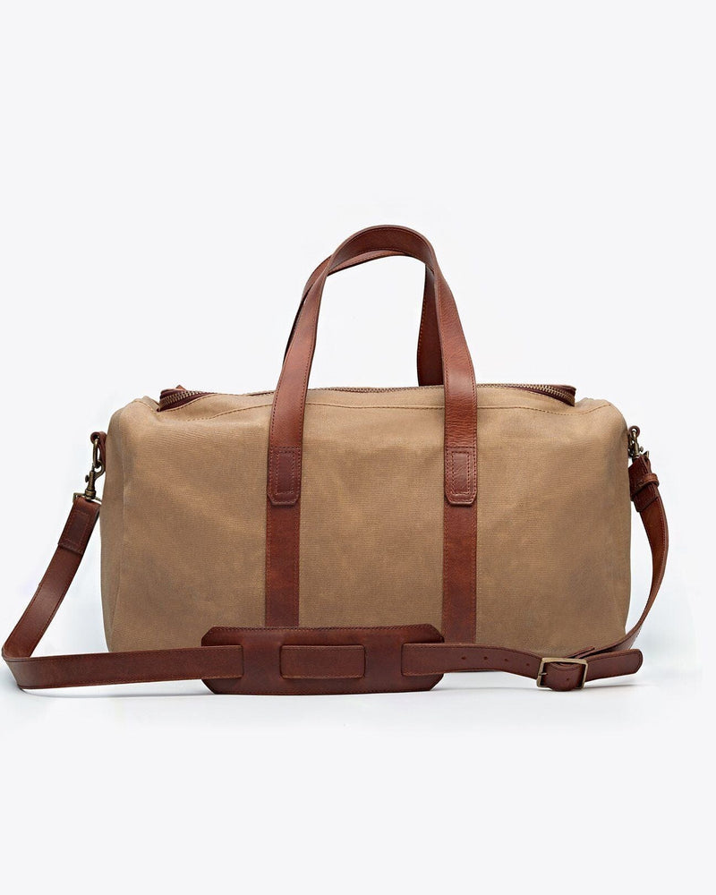 Luis Canvas Weekender Bag Travel Bags Nisolo Waxed Canvas 