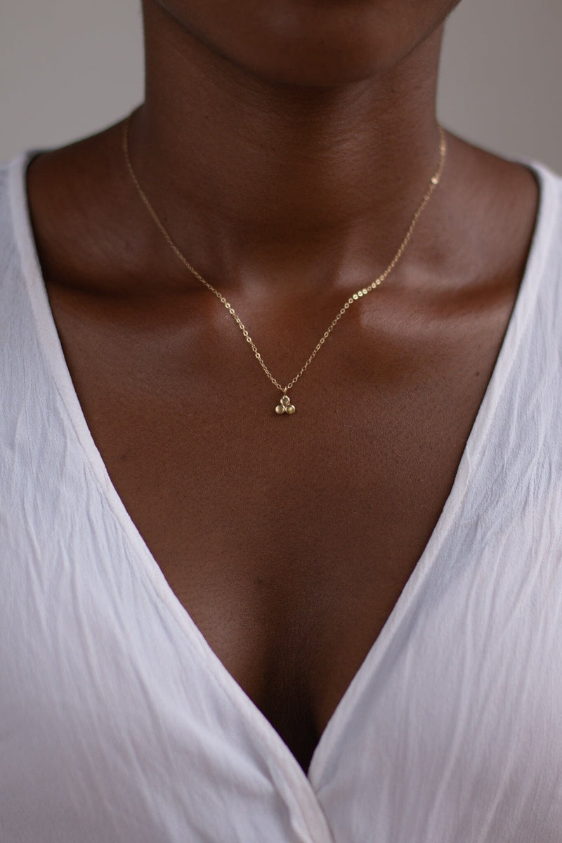 Luwa 14k Gold Necklace Necklaces Yewo 