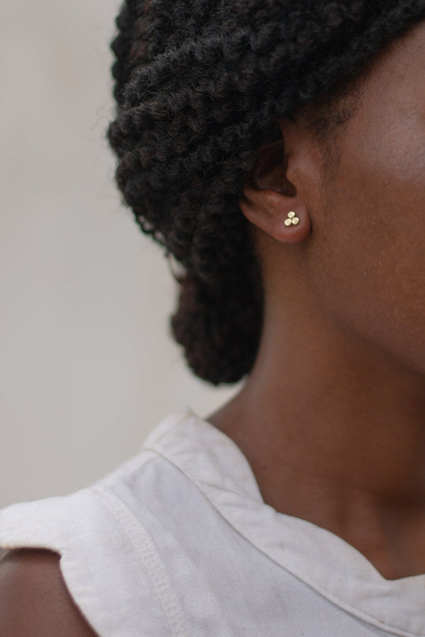 Luwa 14k Gold Studs Earrings Yewo 