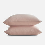 Luxe Weave French Linen Pillowcase Set Pillowcases Sijo Standard Blush 