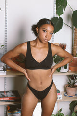 Mary Young Palmer Thong in Black Panties Mary Young 