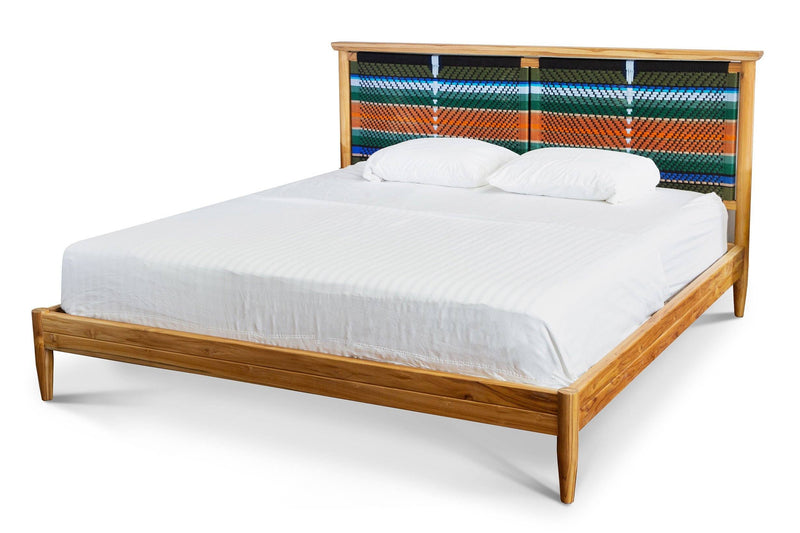 Masaya & Co. Monimbo Bed, Mot Mot Pattern Bed Masaya & Co. 