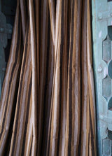 Mason Taupe Stripe Curtain Panel Ichcha 