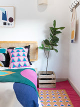 Maya Throw Pillow Cover - Light Pink Home Decor Leah Singh 