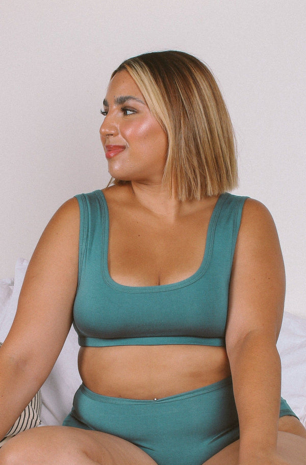 Mayes Bamboo Bra Bras + Bralettes Mary Young XS Teal 