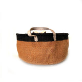 Mbare Floor Basket with Leather Handles Home Decor Mbare Low 