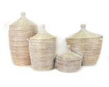 Mbare Large Basket - White Home Decor Mbare 