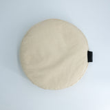 Meditation Cushion Throw Pillows Sound as Color Borrego Sand with Black 