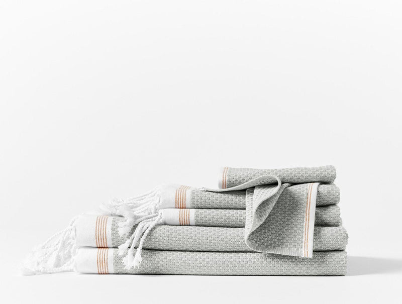 Coyuchi Cloud Loom Organic Hand Towel - Alpine White