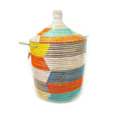 Medium Patterned Hamper Basket Baskets Mbare Multi Color 