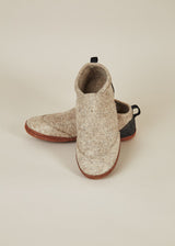 Men's All Natural Tengries Slippers - Oatmeal Men's Shoes Kyrgies 