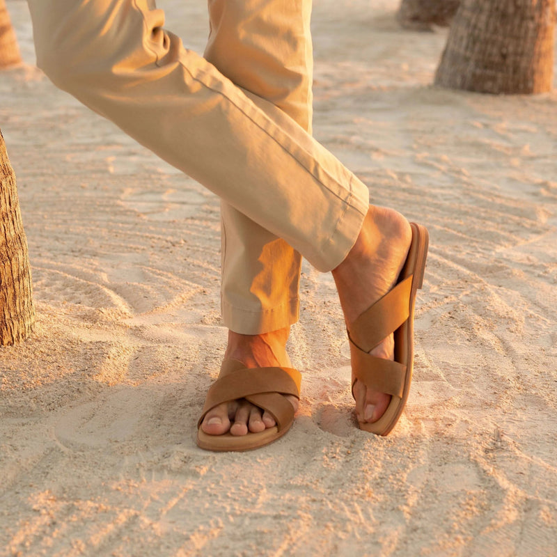 Men's Dante Cross Strap Sandal Sandals Nisolo 