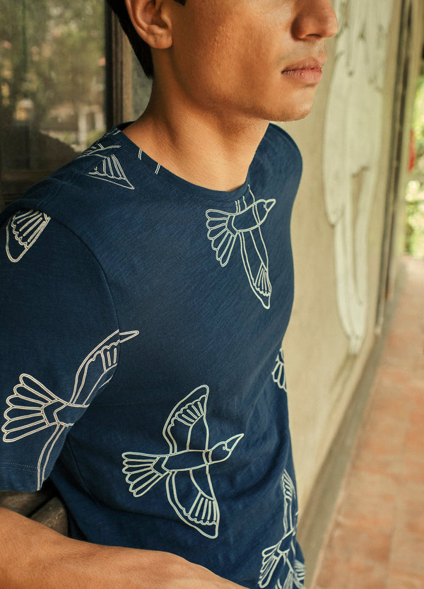 Men's Kingfisher Tee T Shirts No Nasties 