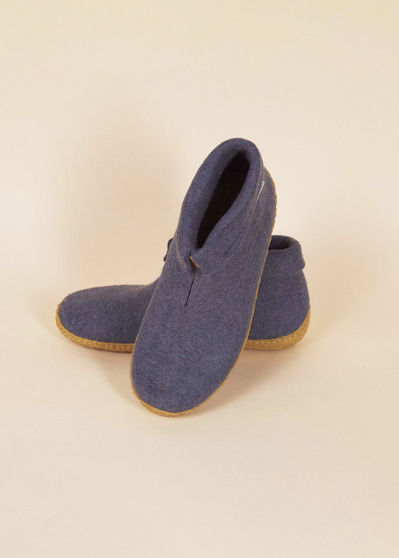Men's Nomad Wool Slippers Slippers Kyrgies 9-9.5 Cold Gray 