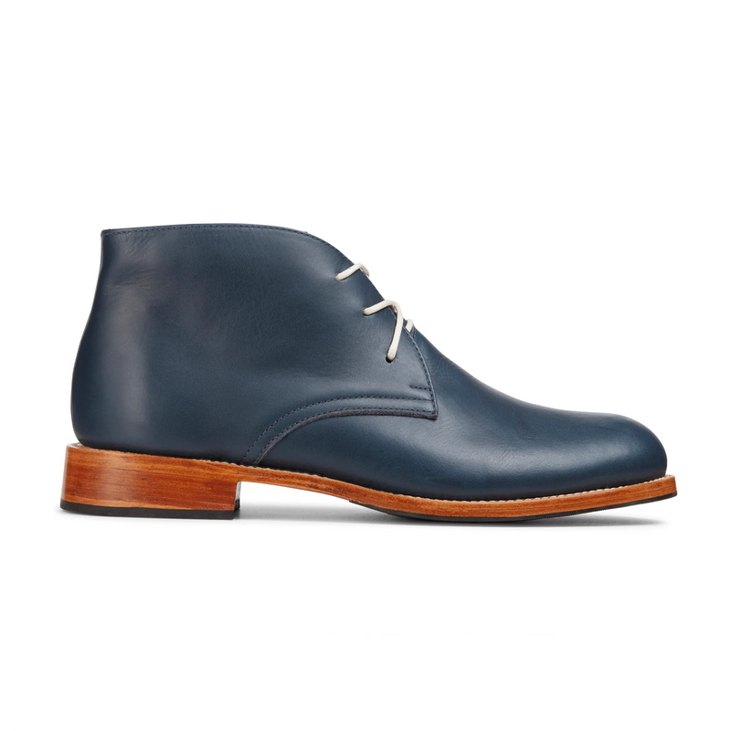 Men's Santiago Leather Chukka Boots Boots Adelante Shoe Co. Desert Brown 14 