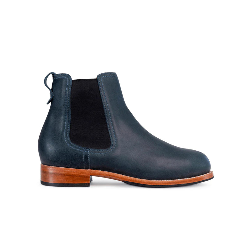 Merida Leather Chelsea Boots Boots Adelante Shoe Co. Denim 5 