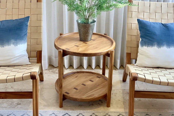 Metapa Side Table / Nightstand Furniture Masaya & Co. Teak 