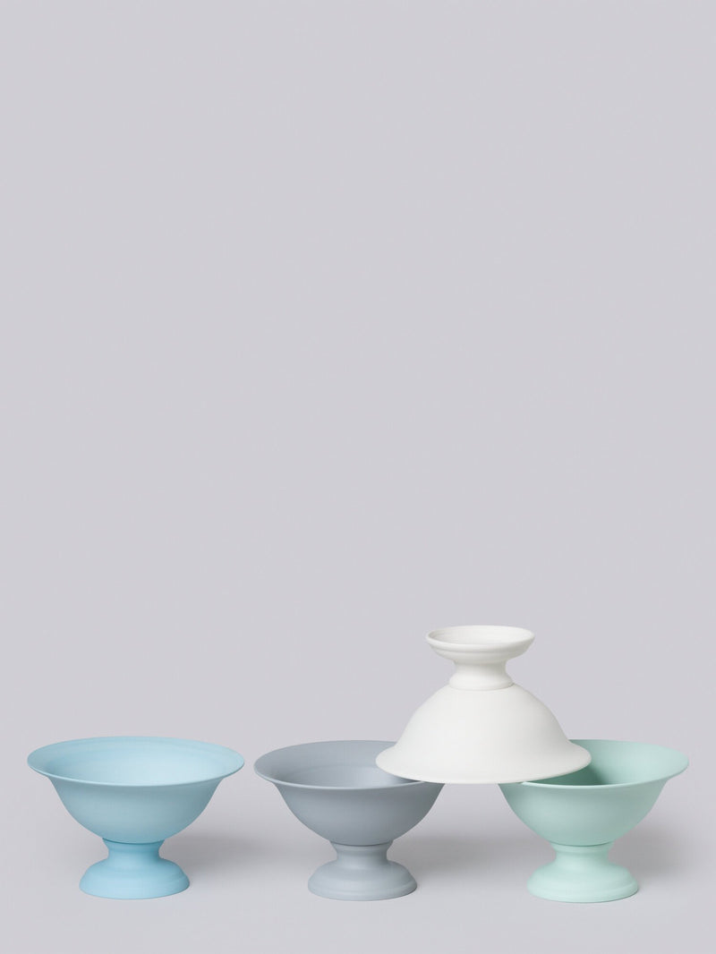 Middle Kingdom Footed Porcelain Vase - Bisque Home Goods Middle Kingdom 