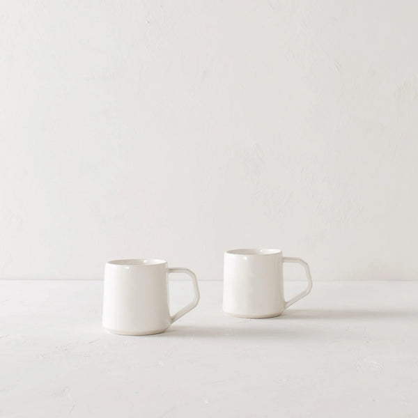 Minimal Porcelain Mug Set Mugs + Tumblers Convivial 