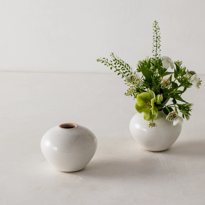 Minimal Verdure Stoneware Vase Vase Convivial 