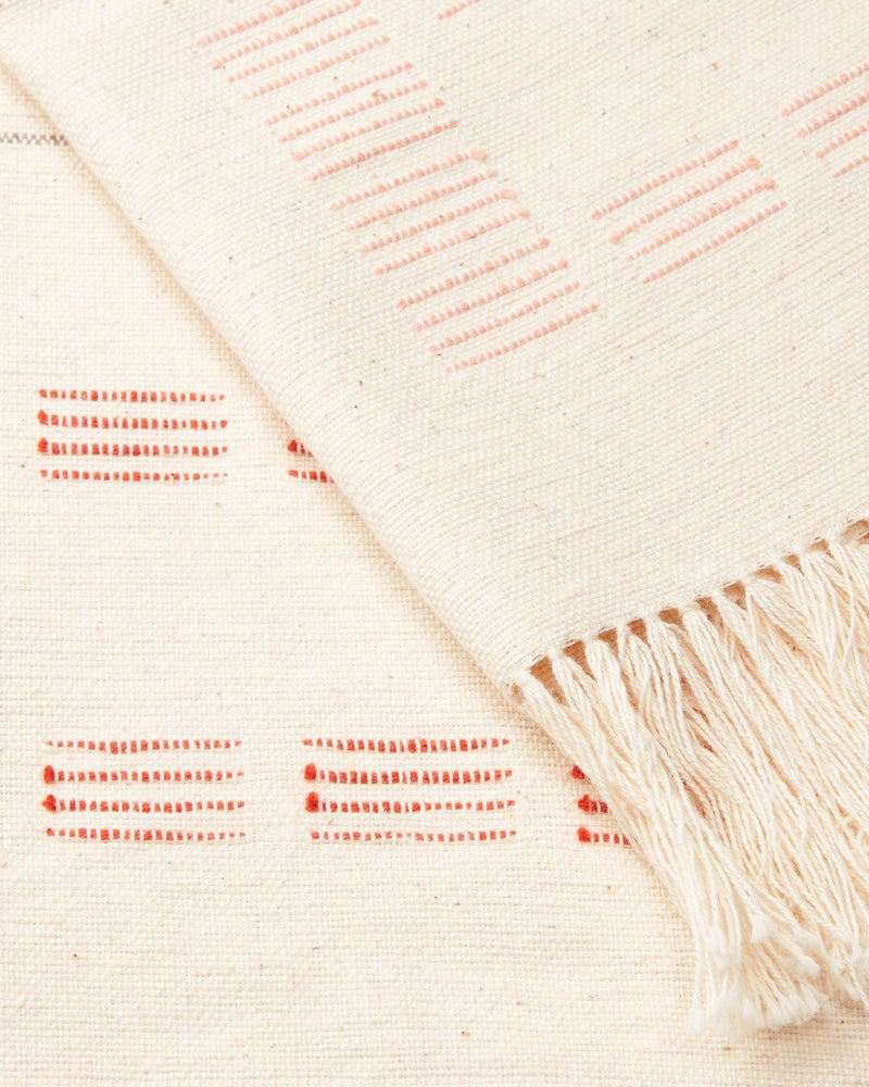 Minna Blocks Towel Rust Kitchen Textiles Minna