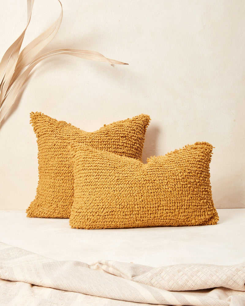 Minna Cloud Lumbar Pillow - Goldenrod Pillows Minna 