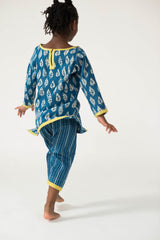 Mirasa Design Bold Leaf Tunic | handmade | indigo clothing Mirasa Design 