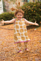 Mirasa Design *New* Polka Dress | forest yellow clothing Mirasa Design 