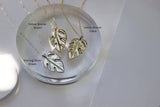 Monstera Necklace Necklaces L.Greenwalt Jewelry 