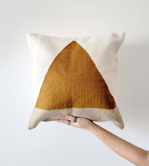 Mumo Toronto Evie Handwoven Wool Decorative Throw Pillow Cover Mumo Toronto 