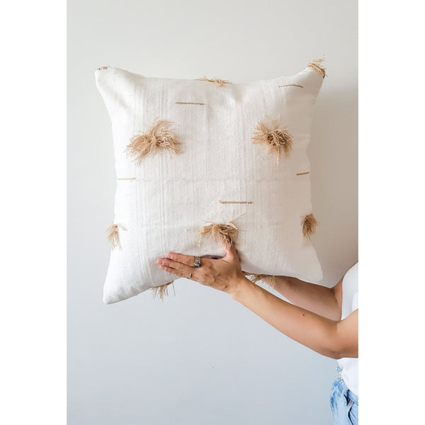 Mumo Toronto Soft Sand Handwoven Cotton Decorative Throw Pillow Cover Mumo Toronto 